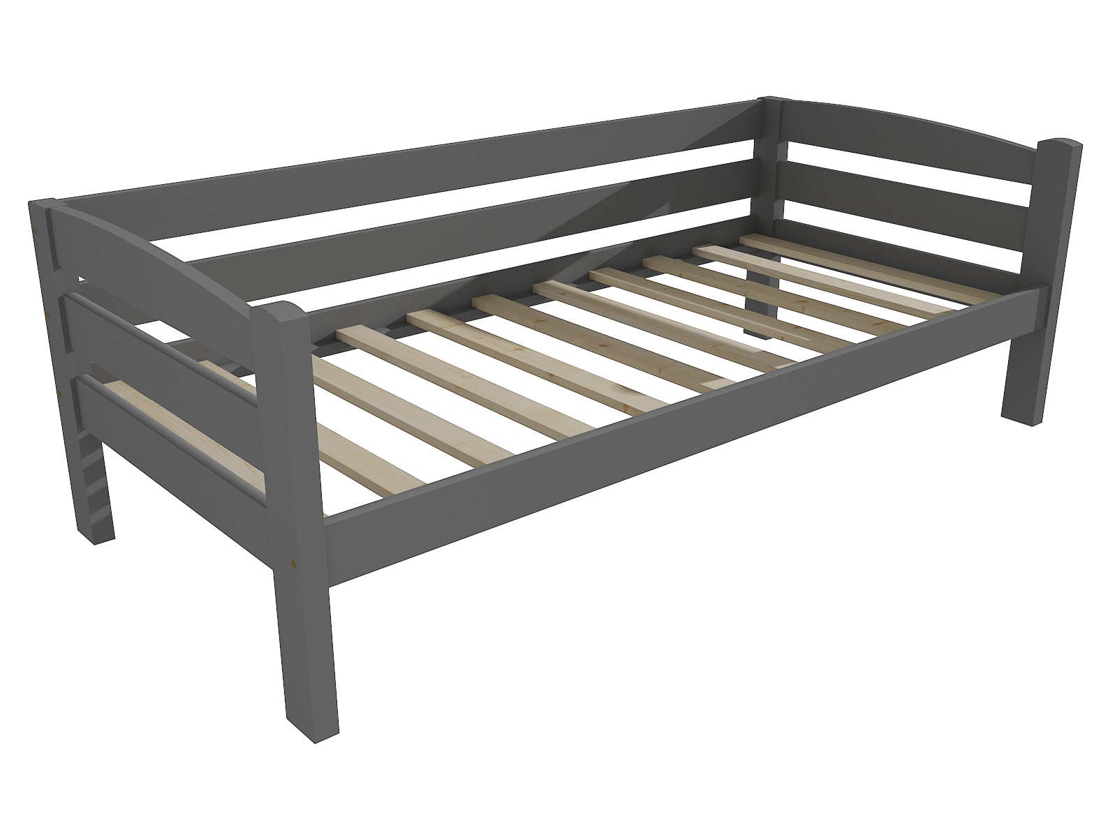 Dětská postel JACKSON Barva: barva šedá, Rozměr: 80 x 180 cm