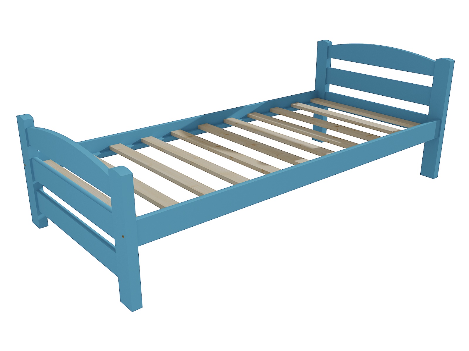 Dětská postel ANTHONY Barva: barva modrá, Rozměr: 80 x 200 cm