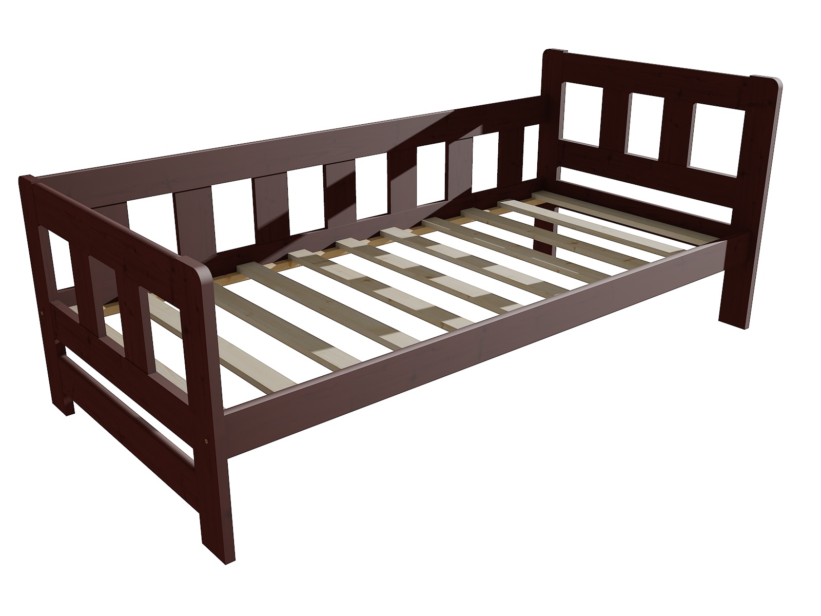 Dětská postel GRAYSON Barva: surové dřevo, Rozměr: 100 x 200 cm