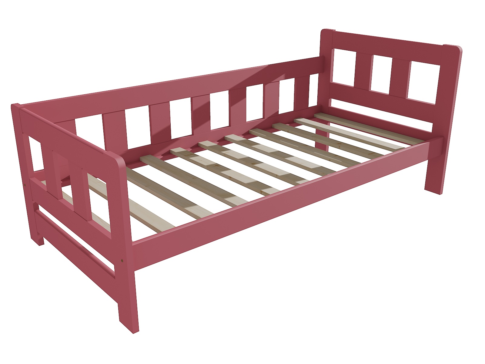 Dětská postel GRAYSON Barva: barva růžová, Rozměr: 70 x 160 cm