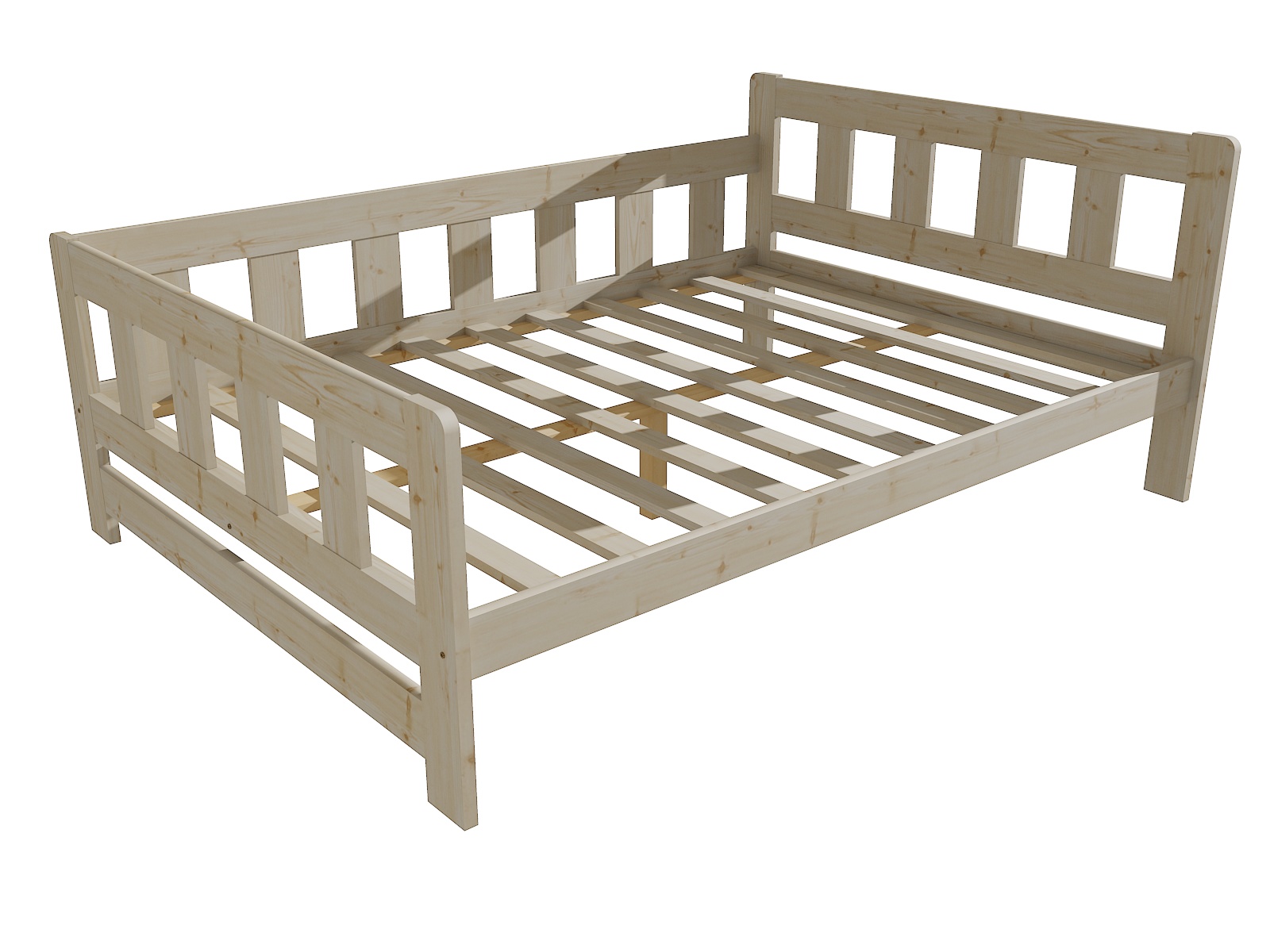 Dětská postel GRAYSON Barva: surové dřevo, Rozměr: 120 x 200 cm