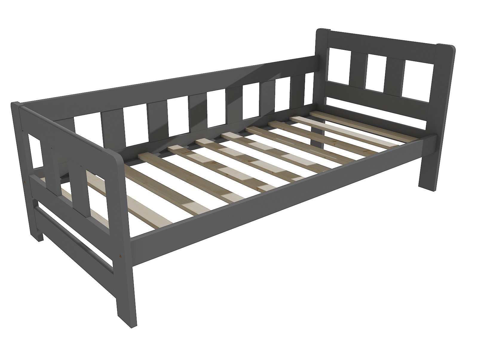 Dětská postel GRAYSON Barva: barva šedá, Rozměr: 80 x 180 cm