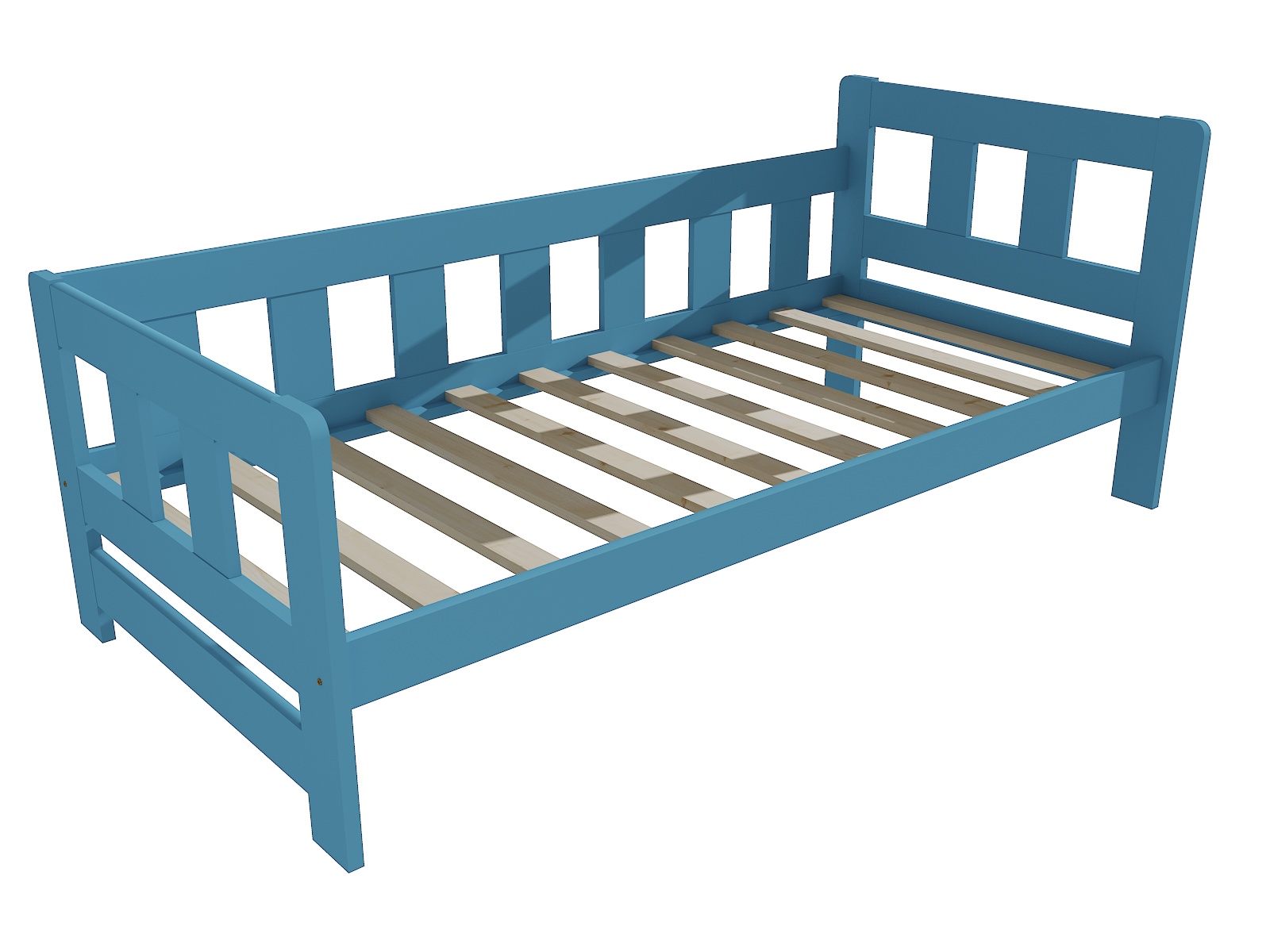 Dětská postel GRAYSON Barva: barva modrá, Rozměr: 70 x 160 cm