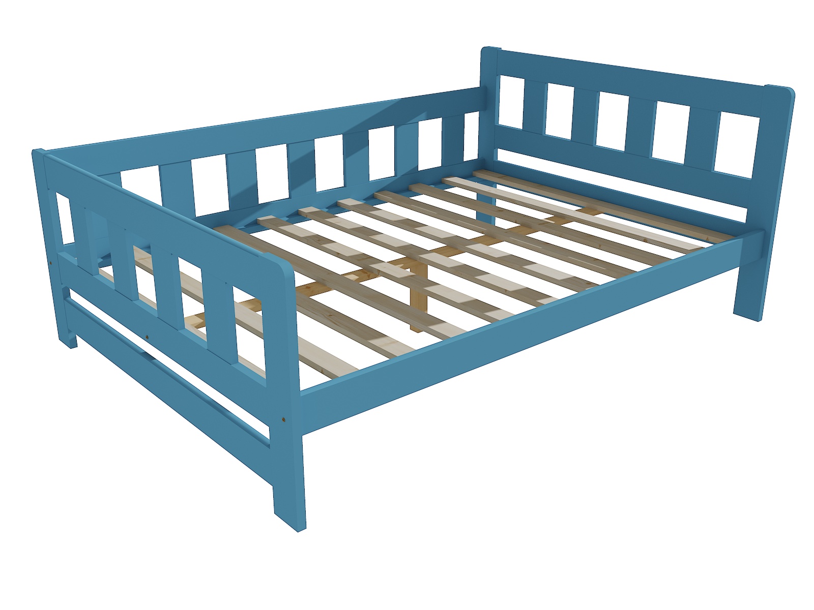 Dětská postel GRAYSON Barva: barva modrá, Rozměr: 120 x 200 cm