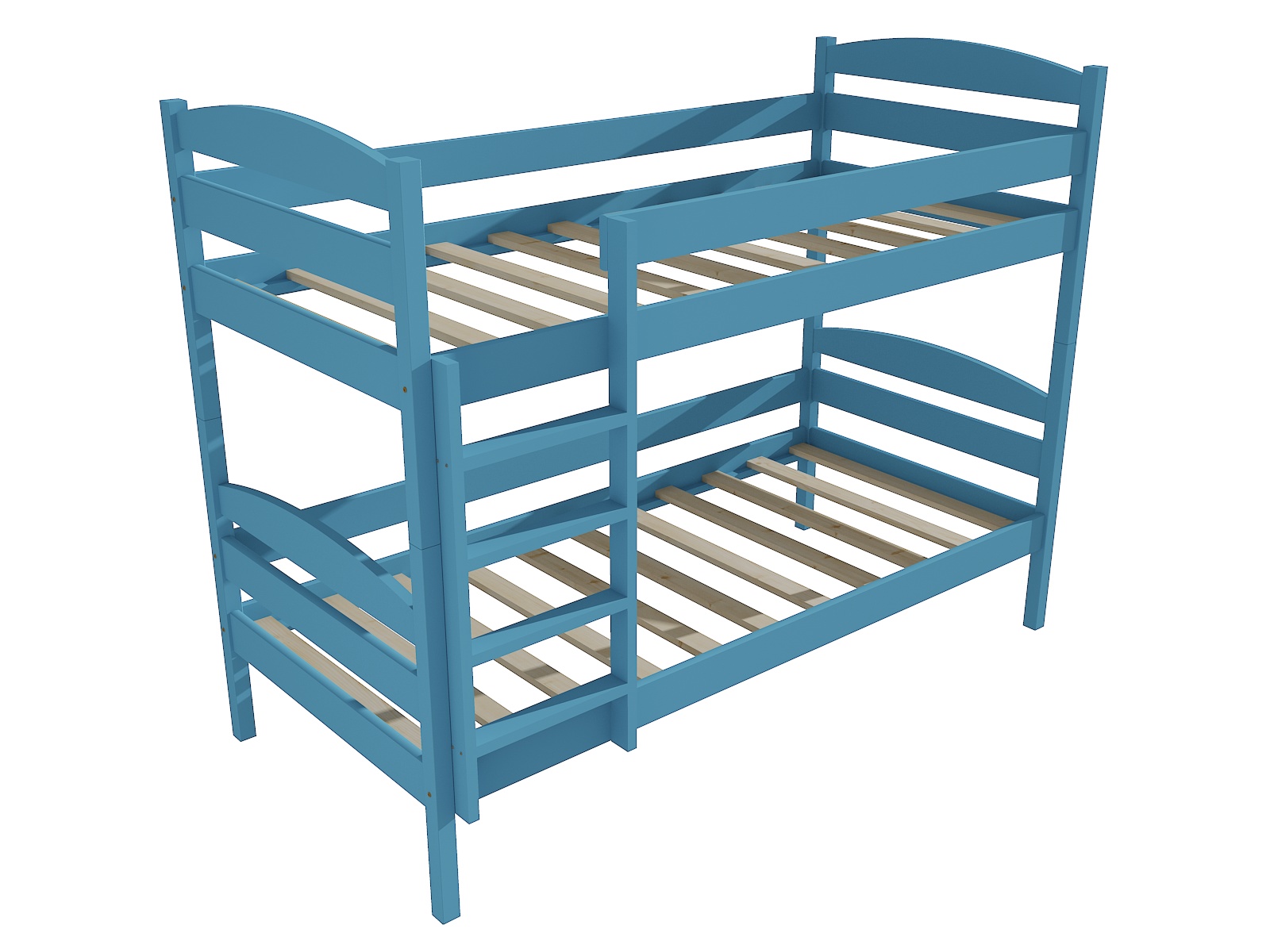 Patrová postel RYAN Barva: barva modrá, Rozměr: 80 x 200 cm, Prostor mezi lůžky: 80 cm