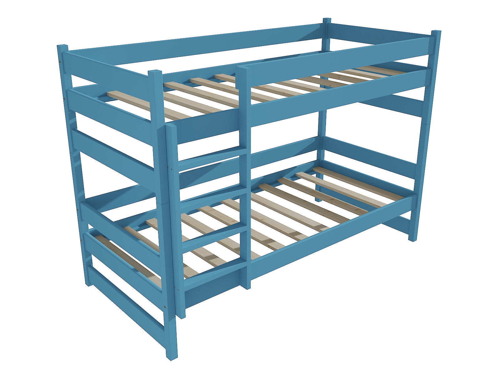 Patrová postel LUKE Barva: barva modrá, Rozměr: 80 x 200 cm, Prostor mezi lůžky: 80 cm