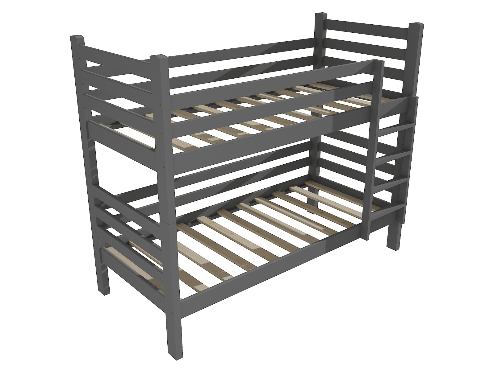 Patrová postel MAYA Barva: barva šedá, Rozměr: 80 x 180 cm, Prostor mezi lůžky: 80 cm