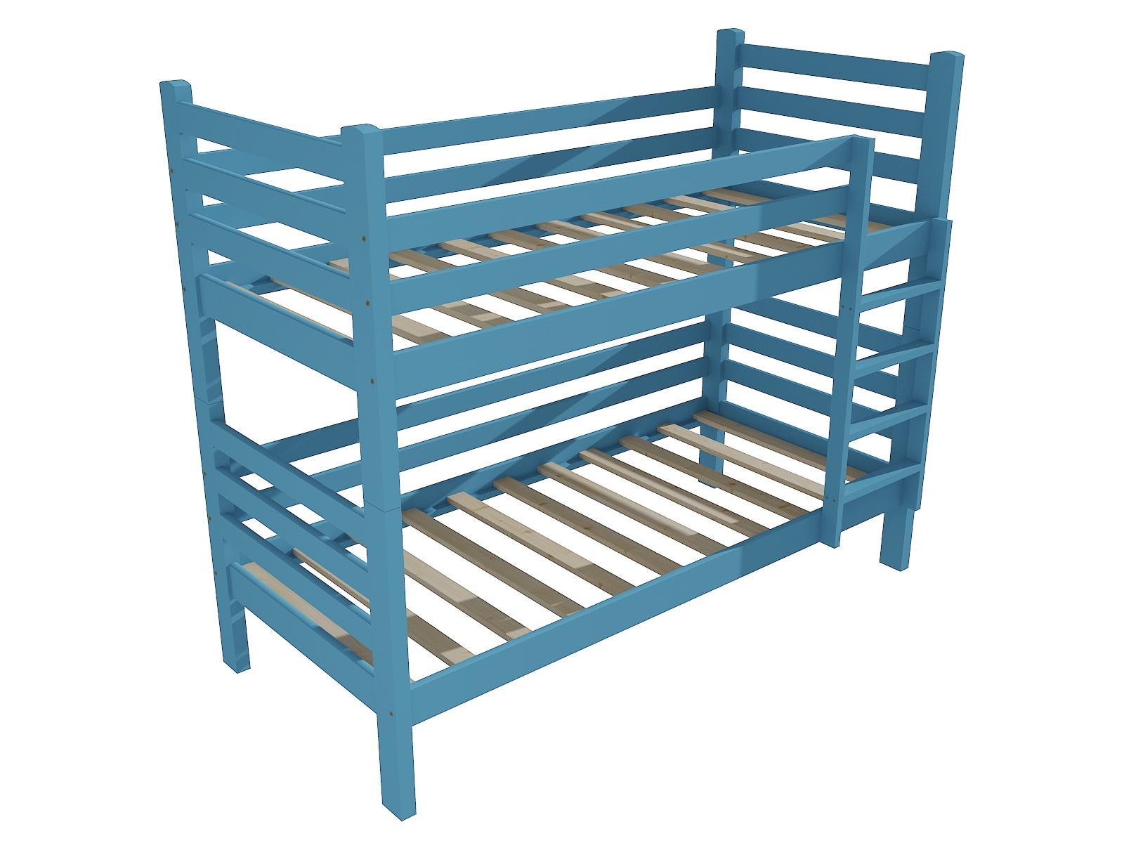 Patrová postel MAYA Barva: barva modrá, Rozměr: 80 x 180 cm, Prostor mezi lůžky: 80 cm