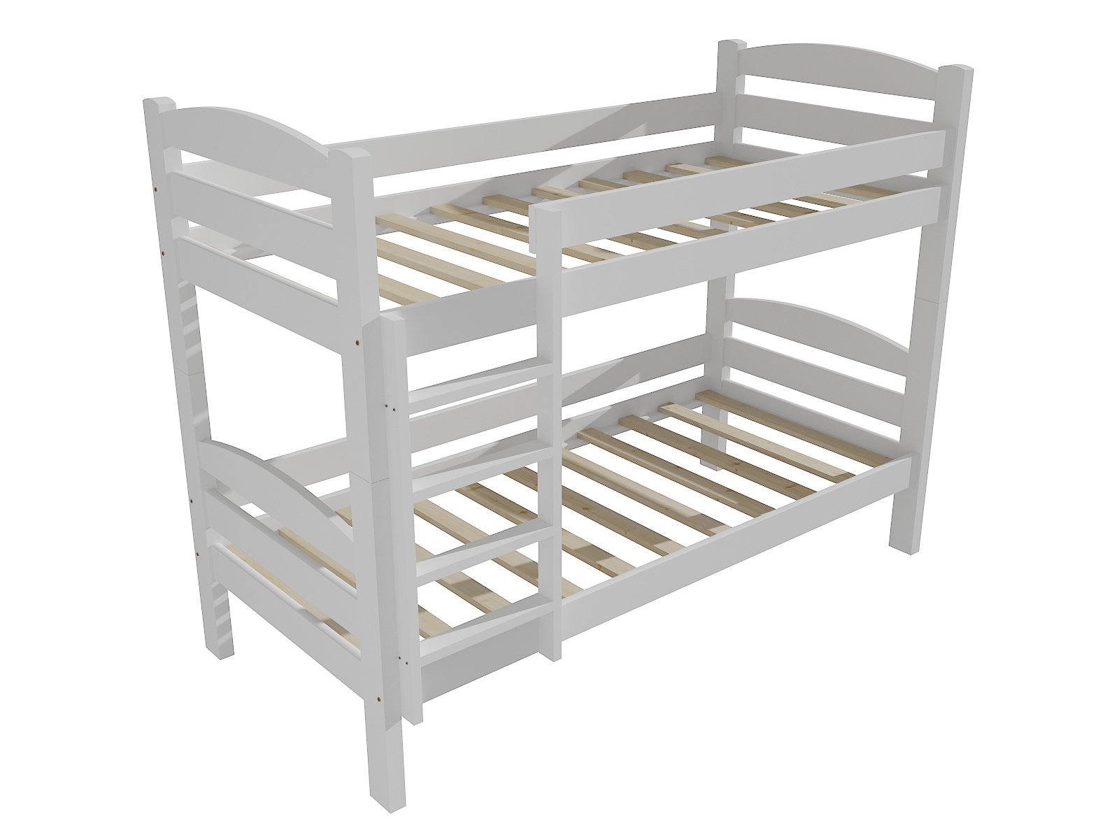 Patrová postel CHRISTIAN Barva: barva bílá, Rozměr: 90 x 180 cm, Prostor mezi lůžky: 80 cm