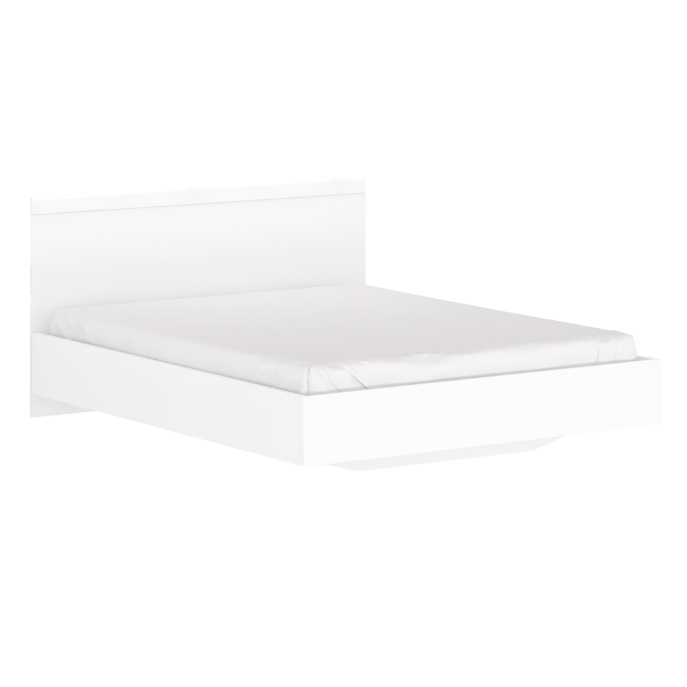 Manželská postel LINDY Barva: bílá, Šířka: 160, Materiál: lamino