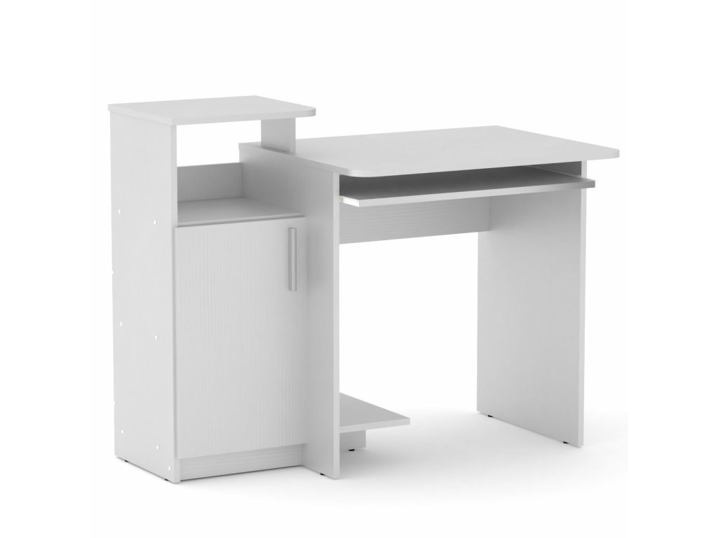 PC stůl SKM-02 Barva: bílá