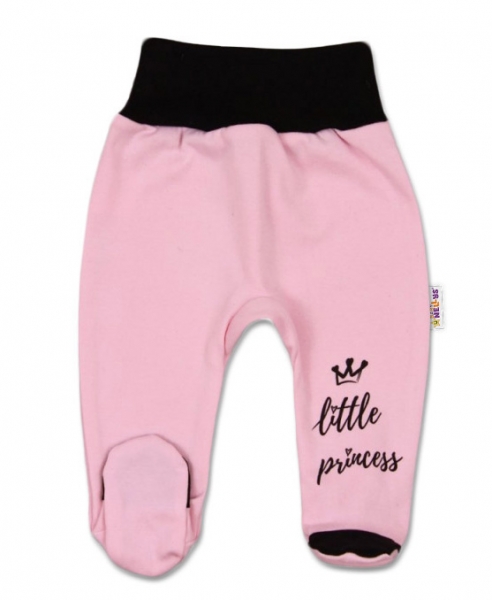 Baby Nellys Kojenecké polodupačky, růžové Little Princess Velikost koj. oblečení: 56 (1-2m)