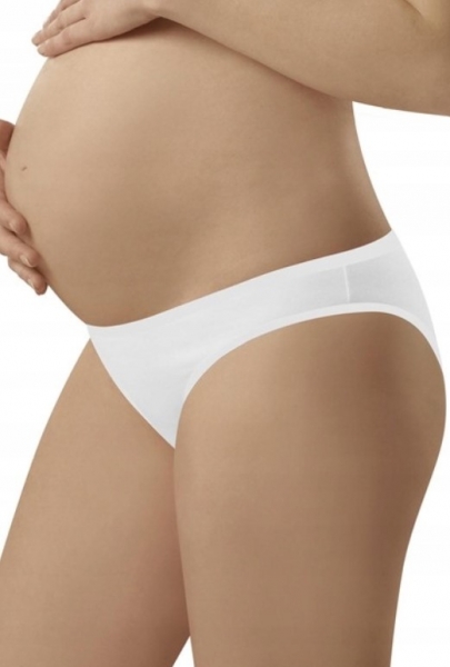 Bavlněné kalhotky Mama Mini, 1ks v balení, bílé Velikosti těh. moda: XL (42)