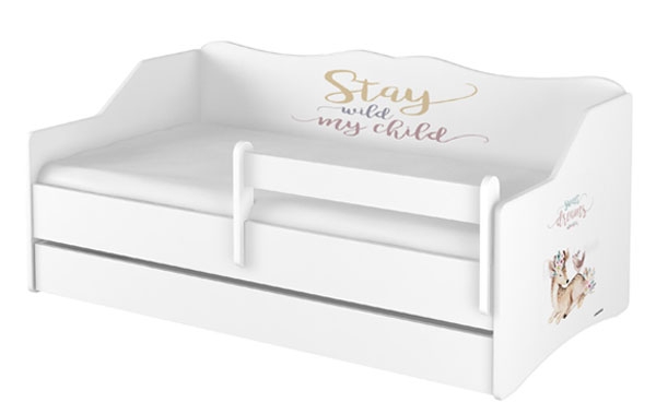 Dětská postel s výsuvnou přistýlkou 160 x 80 cm - Sweet Dreams Rozměry: 160x80