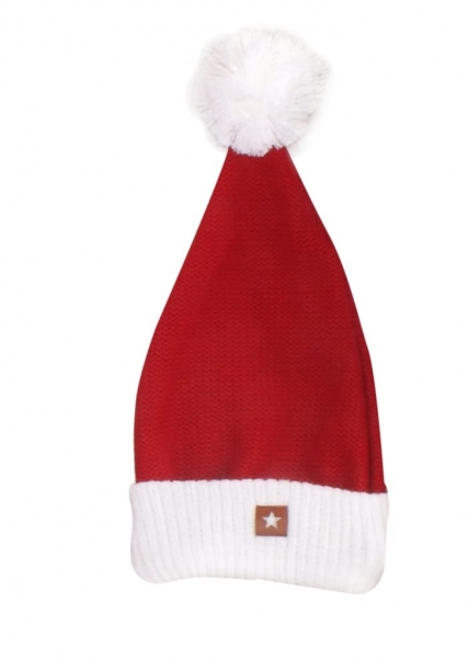 Z&amp;Z Vánoční pletená čepice Baby Santa, červená Velikost koj. oblečení: 98-104 (2-4r)