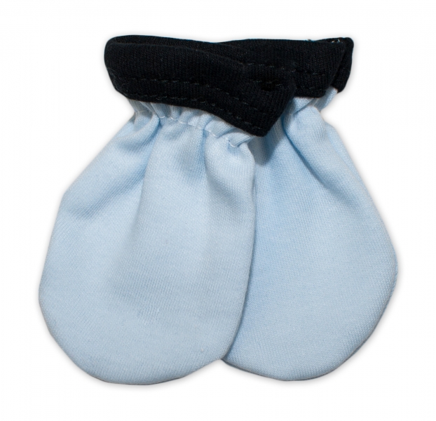 Baby Nellys Kojenecké rukavičky Little prince - modré, vel. 56/62 Velikost koj. oblečení: 56-62 (0-3m)