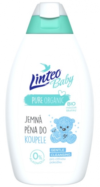 Pěna do koupele s BIO měsíčkem lékařským LINTEO BABY - 425 ml