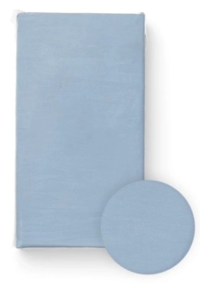Prostěradlo do postýlky, bavlna, modré, 120 x 60 cm Rozměry: 120x60