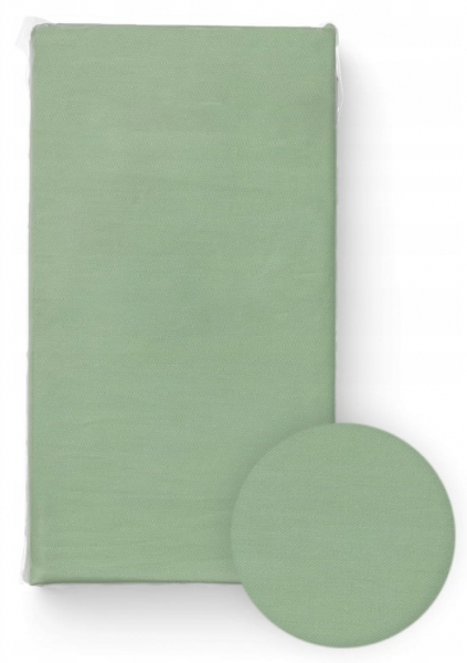 Prostěradlo do postýlky, bavlna, zelené, 120 x 60 cm Rozměry: 120x60