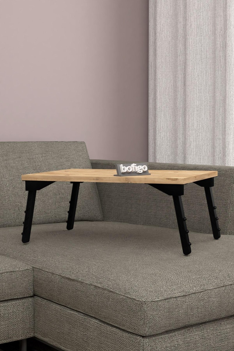 Skládací stolek GRANZ barva borovice