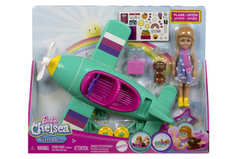 Barbie Chelsea a letadlo HTK38