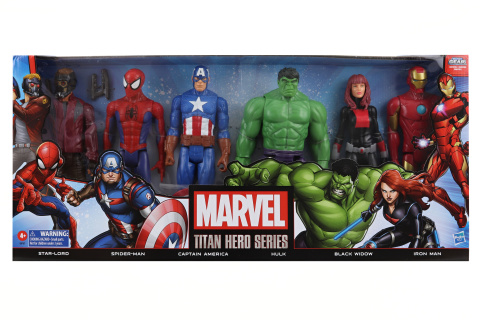 Avengers Titan Hero sada 6 postaviček