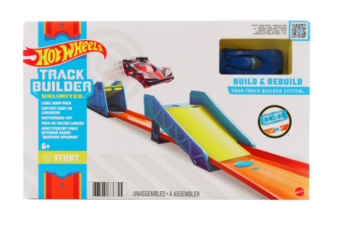 Hot Wheels Track Builder Set pro stavitele - dlouhý skok GLC89