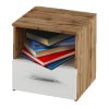 Noční stolek, 2 ks GABRIELA (barva dub wotan)
