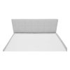 Manželská postel BOXSPRING FERATA KOMFORT (šířka 120 cm, barva světle šedá, materiál látka)