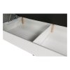 Manželská postel BOXSPRING FERATA KOMFORT (šířka 120 cm, barva světle šedá, materiál látka)