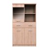 Policový regál CROMWEL 2D1W1S TYP 34 dub sonoma