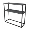 Konzolový stolek CHARLES antracit/černá