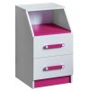 Zásuvkový kontejner TRAFICO 15 bílá / růžová