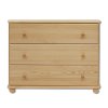 Komoda dřevěná KD 105 se 3 zásuvkami | MASIV BOROVICE