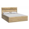 Postel s úlož. prostorem 140x200 PILETAS M-9 dub hickory