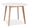 Jídelní stůl MOSSO II 100 dub/bílá