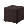 Taburet CUBIX II hnědá látka