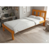 Dřevěná postel 100x200 masiv borovice - VMK10A