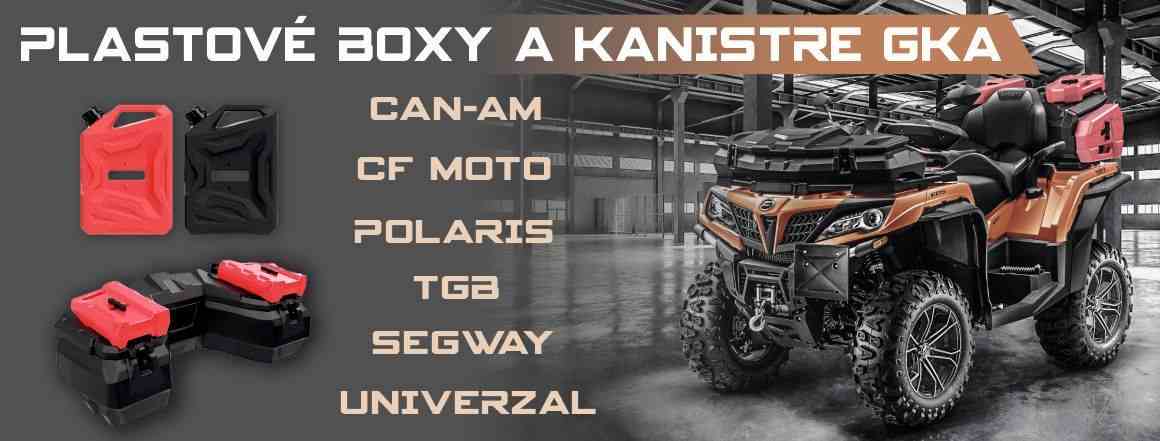 plastové boxy a kanistre GKA pre štvorkolky CAN-AM CF MOTO POLARIS TGB