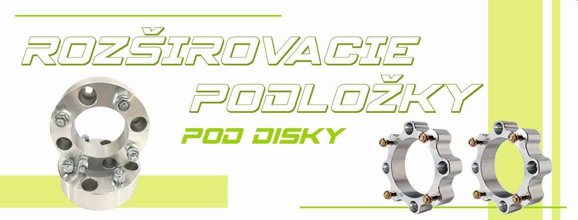 Rozširovacie podložky pre štvorkolky