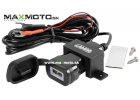 nabijacka usb montaz na skrutky pre motorky stvorkoky 2400ma 12 24v