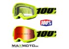 Okuliare 100% STRATA 2 Goggle Yellow zrkadlo sklo cervene 2601 2939 50421 251 04 cire sklo 2601 2927 50421 101 04