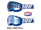 Okuliare 100% STRATA 2 Goggle blue zrkadlo sklo modre 2601 2936 50421 250 02 cire sklo 2601 2925 50421 101 02