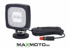 LED pracovné svetlo HOR 111, 15LED, 12-24V, 650Lm, zástrčka do zapaľovača