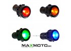 LED signalizačné svetlo 12V, červené/ zelené/ oranžové/ modré