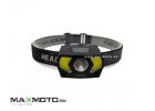 Čelová led lampa 1 3W 200LM 2 x COB 100LM červené svetlo