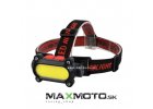 Čelová led lampa 250 LM červené svetlo LA0102