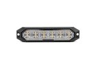 Výstražné osvetlenie oranžové 6x3W LED R65 R10 12/24V IP6K9K AMIO-03930