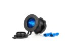 Vodotesná zásuvka na zapaľovač do auta s ČERVENÝM LED podsvietením 12/24V AMIO-04220