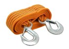 Ťažné lano 3000kg 4m - ploché s 2 hákmi